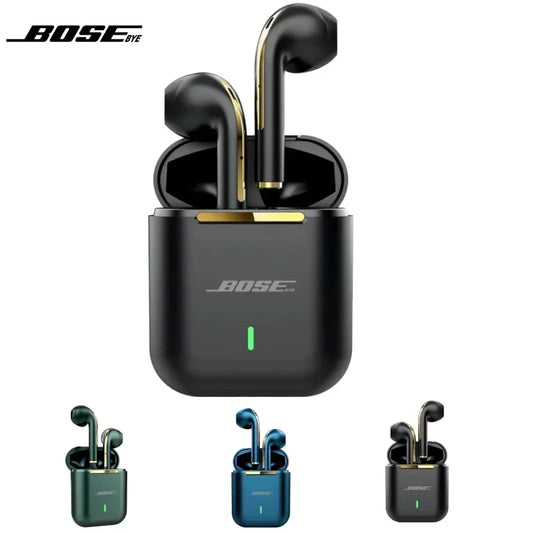 Bosebye J18 Wireless Earphone Bluetooth Headset 9D Noise Reduction Gaming Headset With Microphone TWS EarBuds Hands-free Earbuds