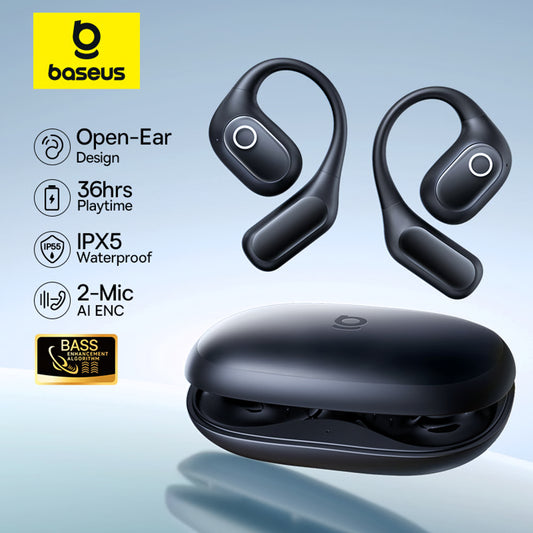 Baseus Eli Sport 2 Open-Ear Wireless Earphones Bluetooth 6.0 OWS Headphones Hi-Res with LDAC OWS Earphones Earhook Sport Earbuds